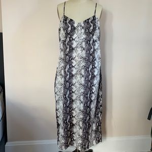 Gianna Bini snake print sheath midi dress